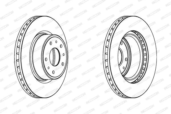 спирачен диск FERODO              