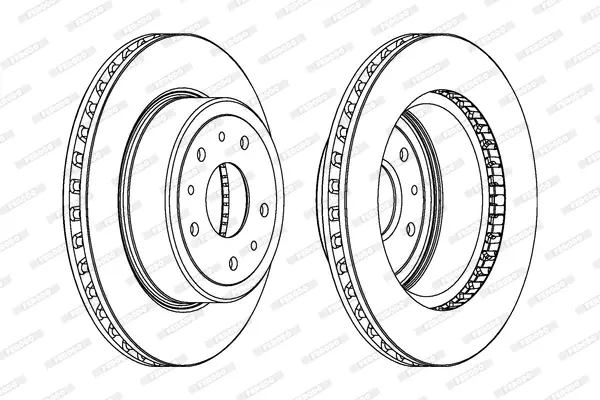 спирачен диск FERODO              