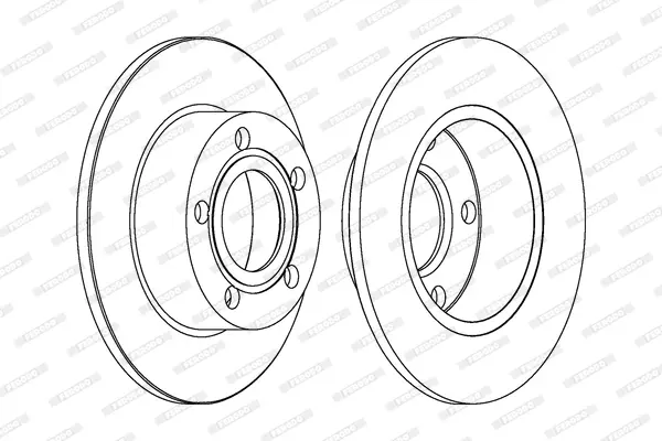 спирачен диск FERODO              