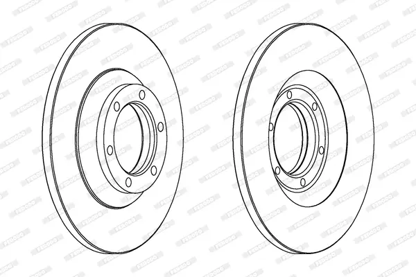 спирачен диск FERODO              