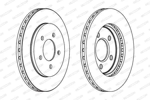 спирачен диск FERODO              