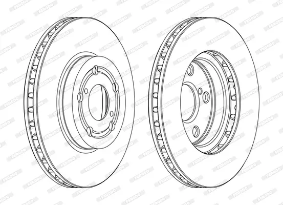 спирачен диск FERODO              