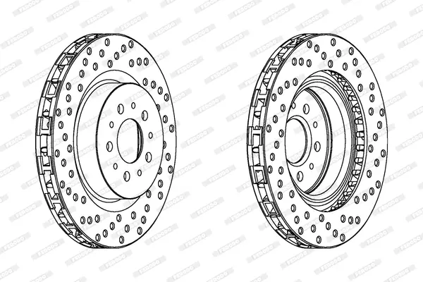 спирачен диск FERODO              