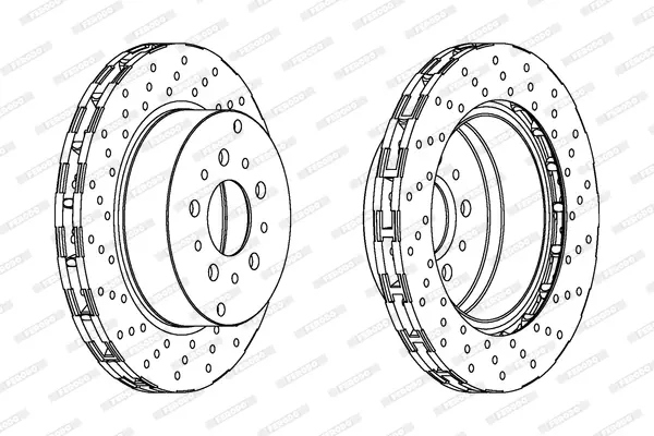 спирачен диск FERODO              