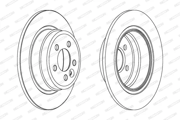 спирачен диск FERODO              