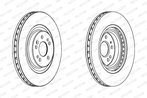 спирачен диск FERODO              