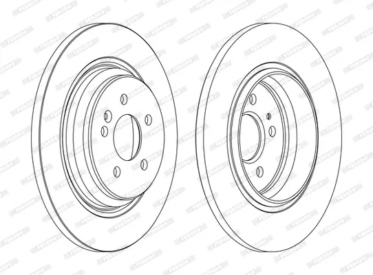 спирачен диск FERODO              