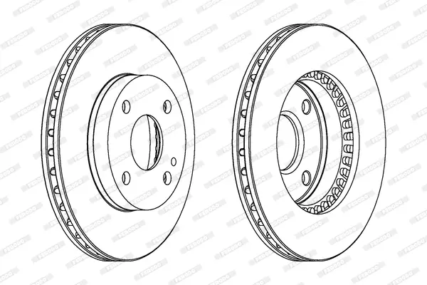 спирачен диск FERODO              