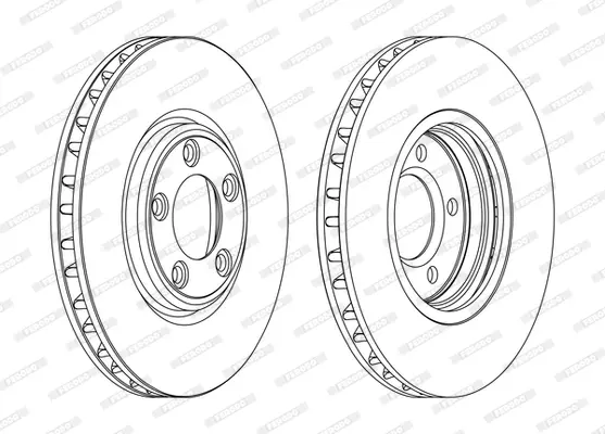 спирачен диск FERODO              