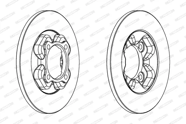 спирачен диск FERODO              