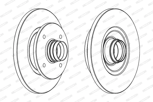 спирачен диск FERODO              