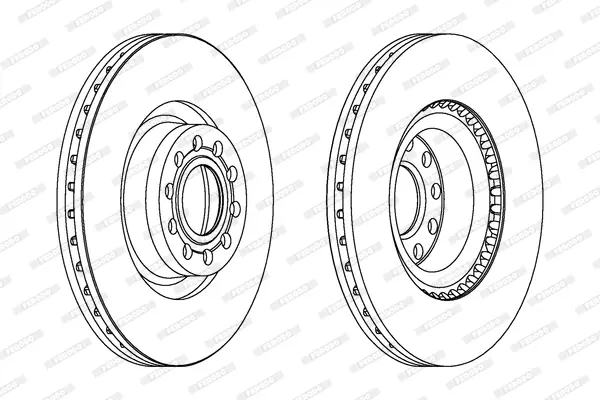 спирачен диск FERODO              