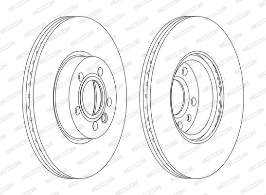 спирачен диск FERODO              
