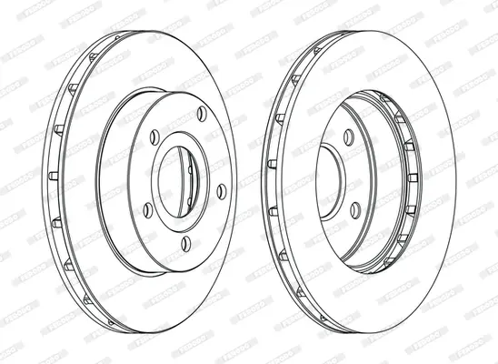 спирачен диск FERODO              