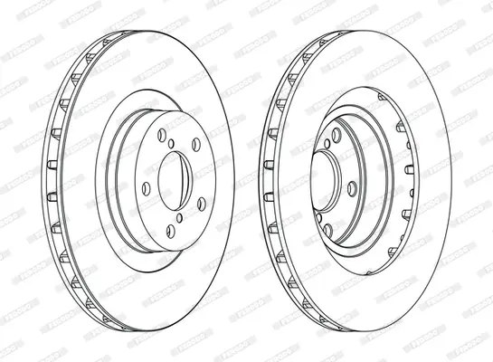 спирачен диск FERODO              
