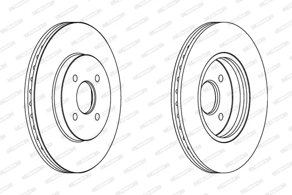 спирачен диск FERODO              