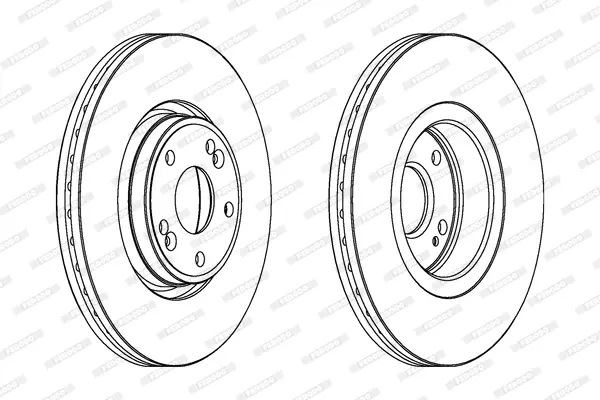 спирачен диск FERODO              