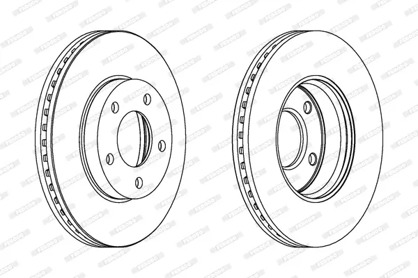 спирачен диск FERODO              