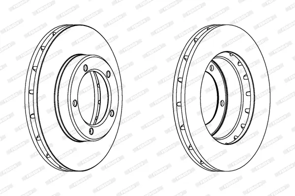 спирачен диск FERODO              