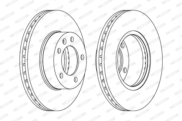 спирачен диск FERODO              