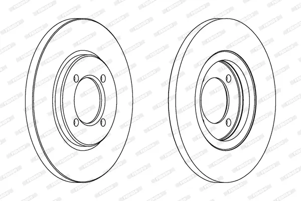 спирачен диск FERODO              