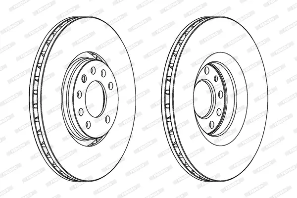 спирачен диск FERODO              