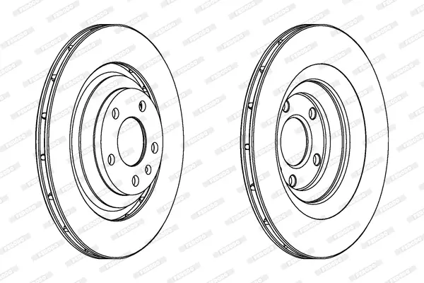 спирачен диск FERODO              