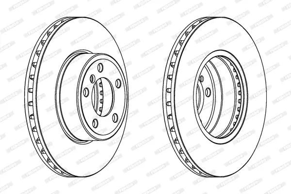 спирачен диск FERODO              