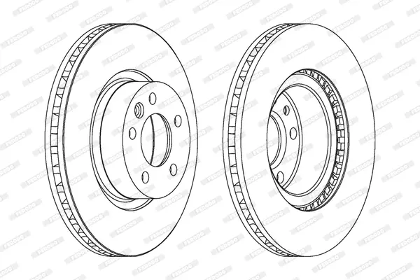 спирачен диск FERODO              