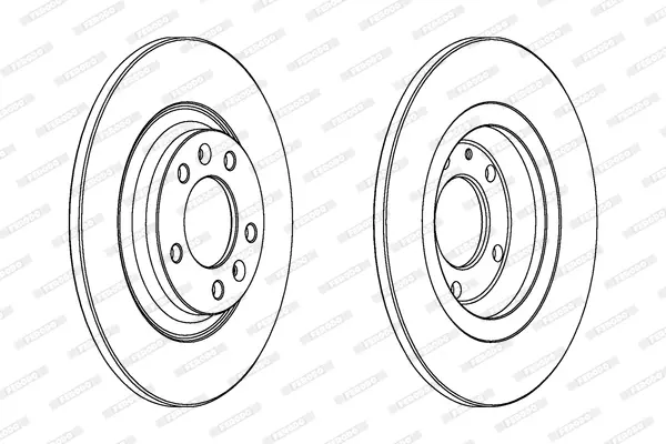 спирачен диск FERODO              