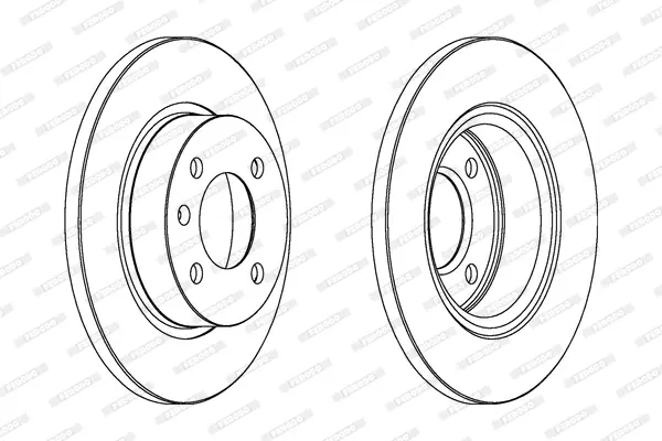 спирачен диск FERODO              
