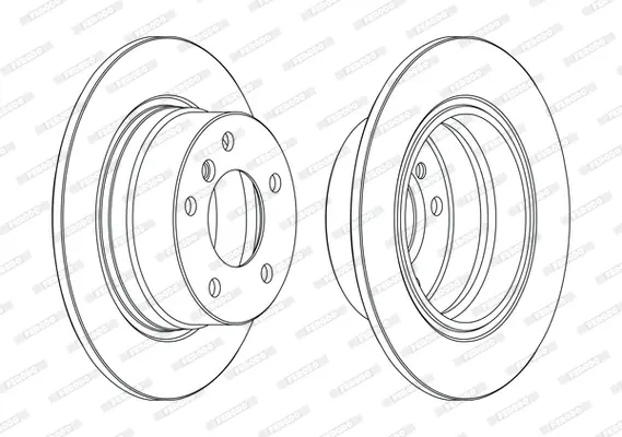 спирачен диск FERODO              