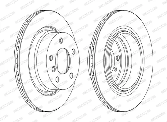 спирачен диск FERODO              