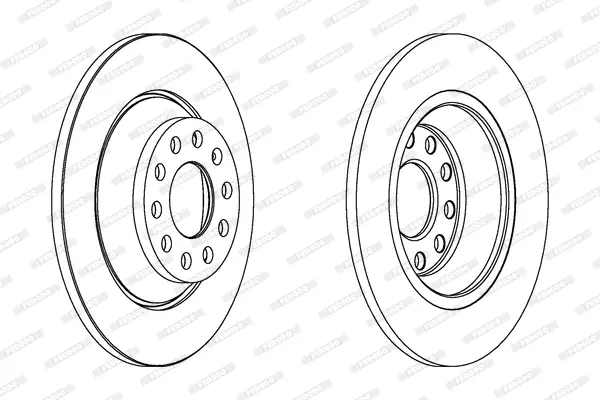 спирачен диск FERODO              