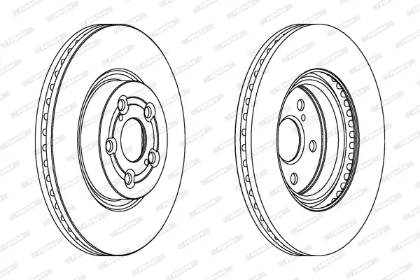 спирачен диск FERODO              