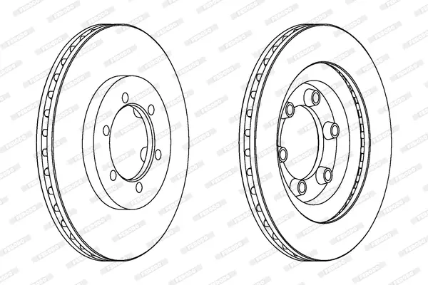 спирачен диск FERODO              