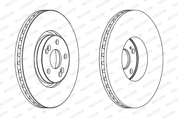спирачен диск FERODO              