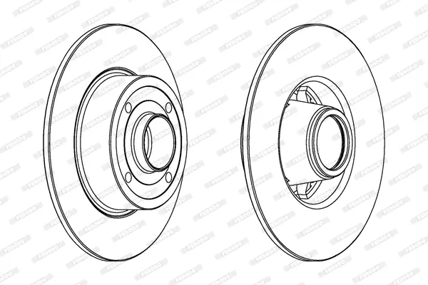 спирачен диск FERODO              