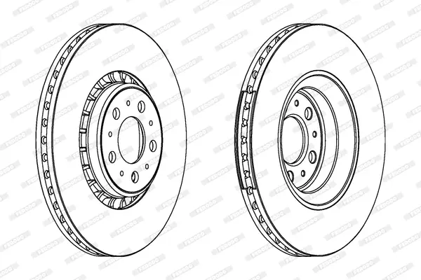 спирачен диск FERODO              