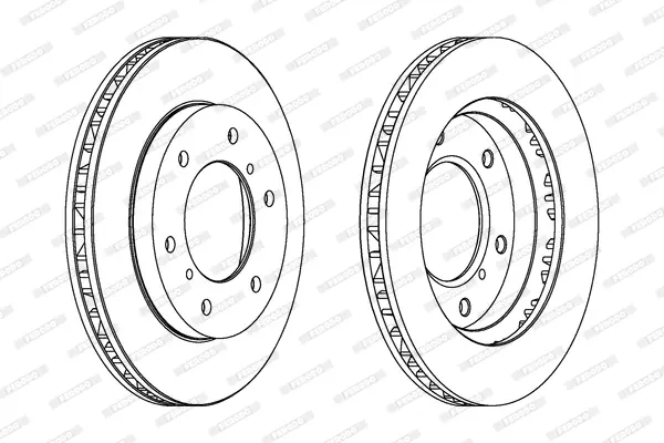 спирачен диск FERODO              