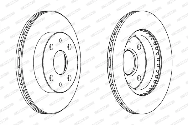 спирачен диск FERODO              
