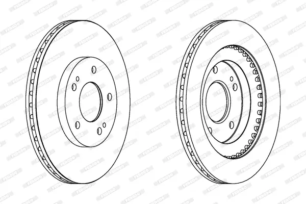 спирачен диск FERODO              