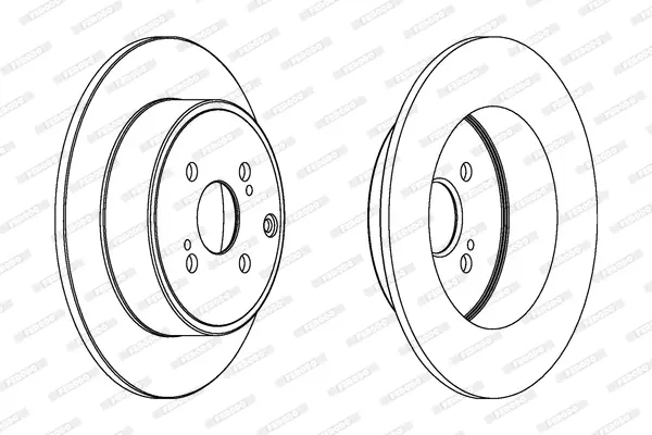 спирачен диск FERODO              