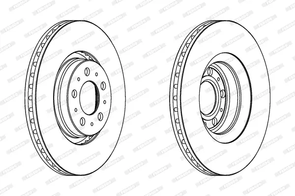 спирачен диск FERODO              