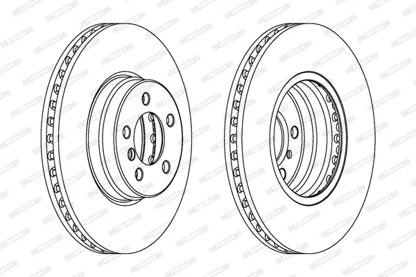 спирачен диск FERODO              