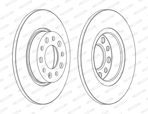 спирачен диск FERODO              