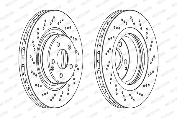 спирачен диск FERODO              