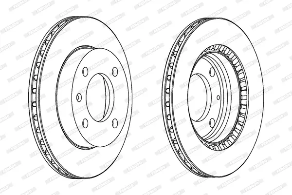 спирачен диск FERODO              