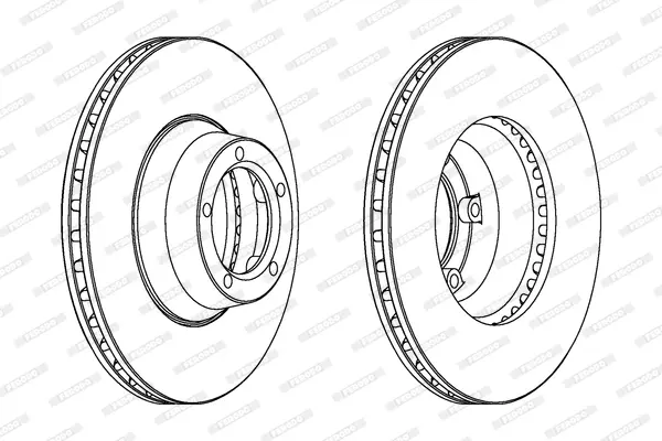 спирачен диск FERODO              
