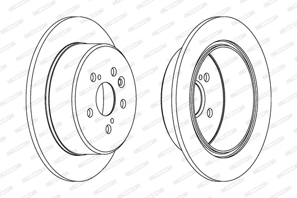спирачен диск FERODO              